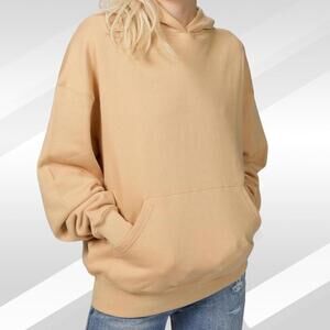 2/$50 WeWoreWhat Tan Oversized Hoodie Size M | Cozy Casual Loungewear